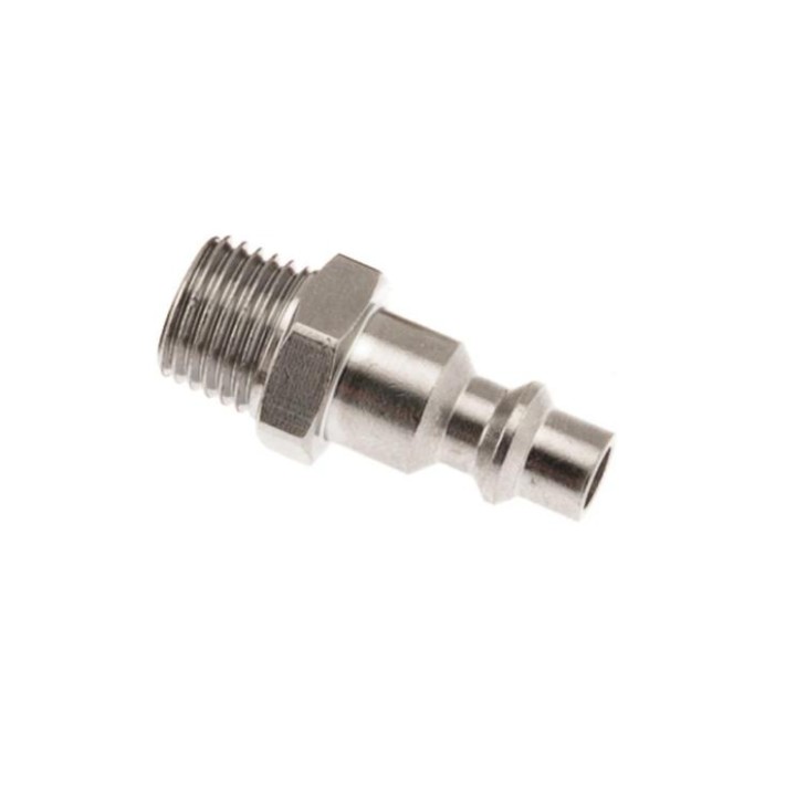 Male taper fitting 1/4 NPT to a male quick coupling US